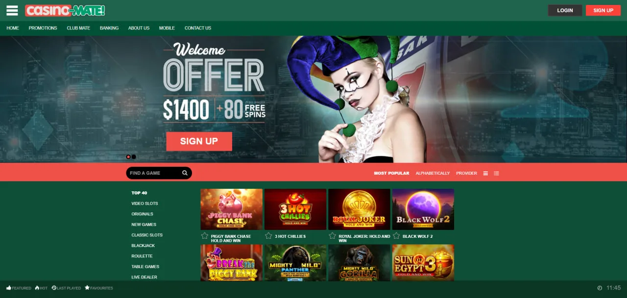 review Casino Mate
