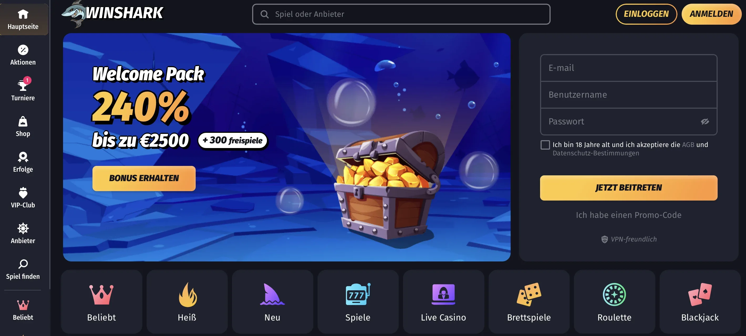 review Winshark Casino